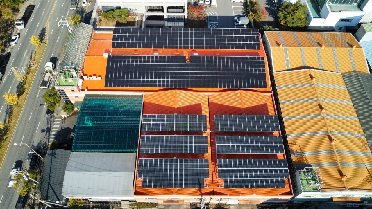 경기도 시흥시 180kW 태양광 시공 현장