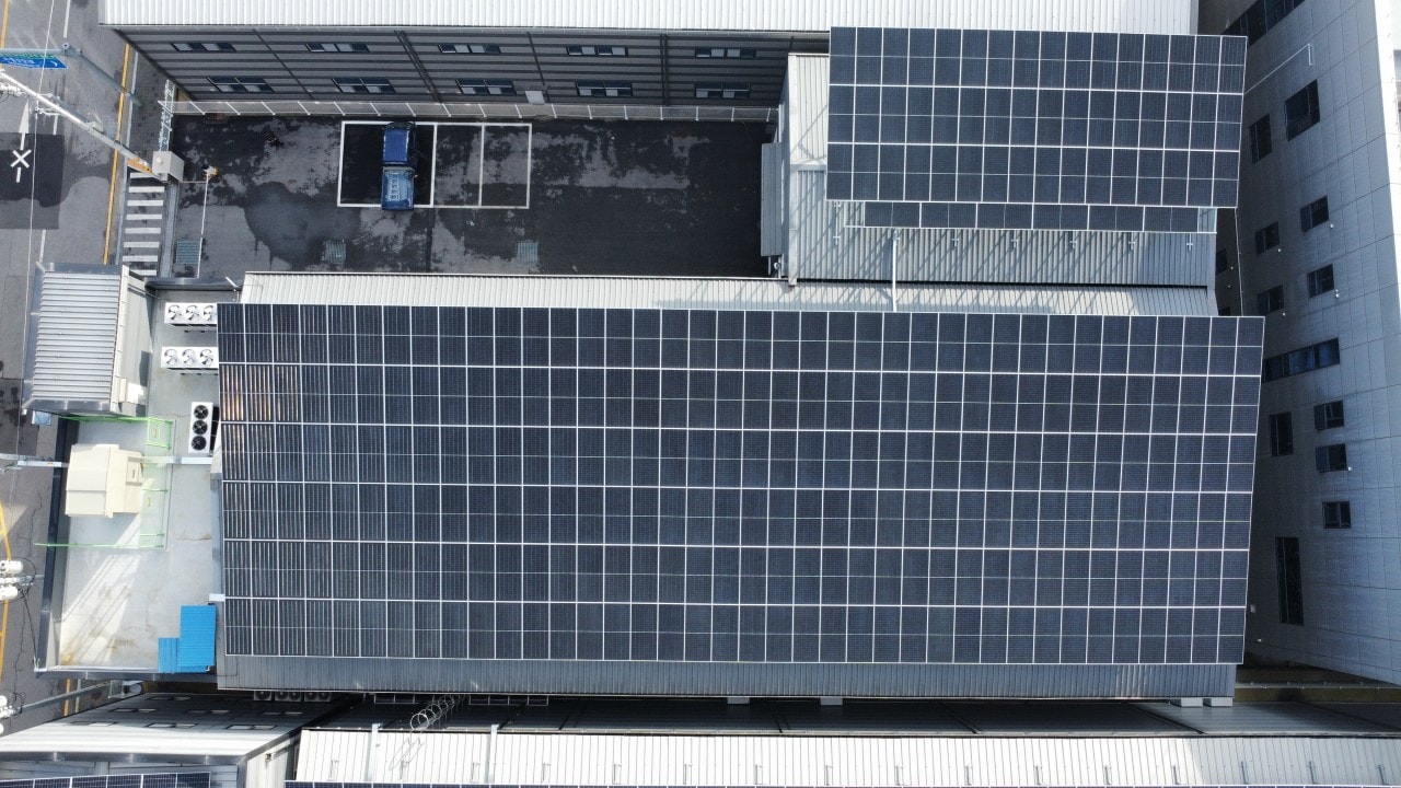 경기도 평택시 120kW 태양광 시공 현장